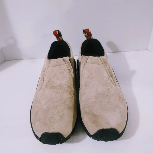 Merrell MOC Hiking Shoes Women’s 8M~Taupe~Slip On Loafers Casual Comfort - Picture 2 of 8